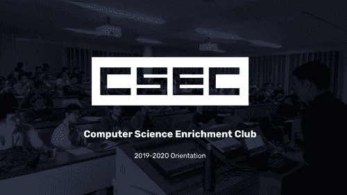 CSEC Orientation 2019