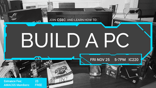 Build a PC Seminar 2016